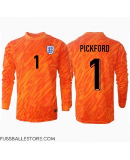 Günstige England Jordan Pickford #1 Torwart Heimtrikot EM 2024 Langarm